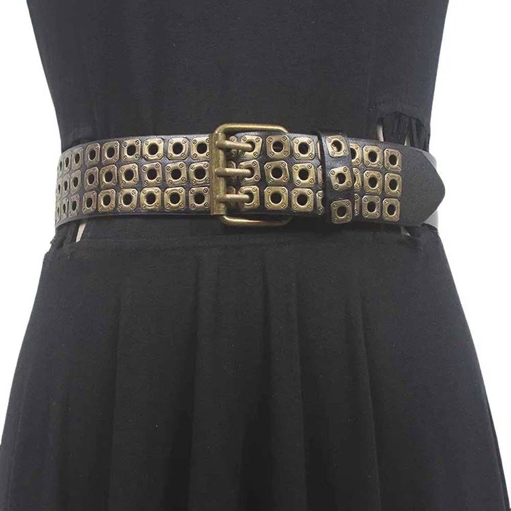 Alloy Pin Buckle Punk Style Rivet Belt Jeans Belt All-match Unisex Gothic Waist Strap Belt Accessories Plus Size
Alloy Pin Buckle Punk Style Rivet Belt Jeans Belt All-match Unisex Gothic Waist Strap Belt Accessories Plus Size