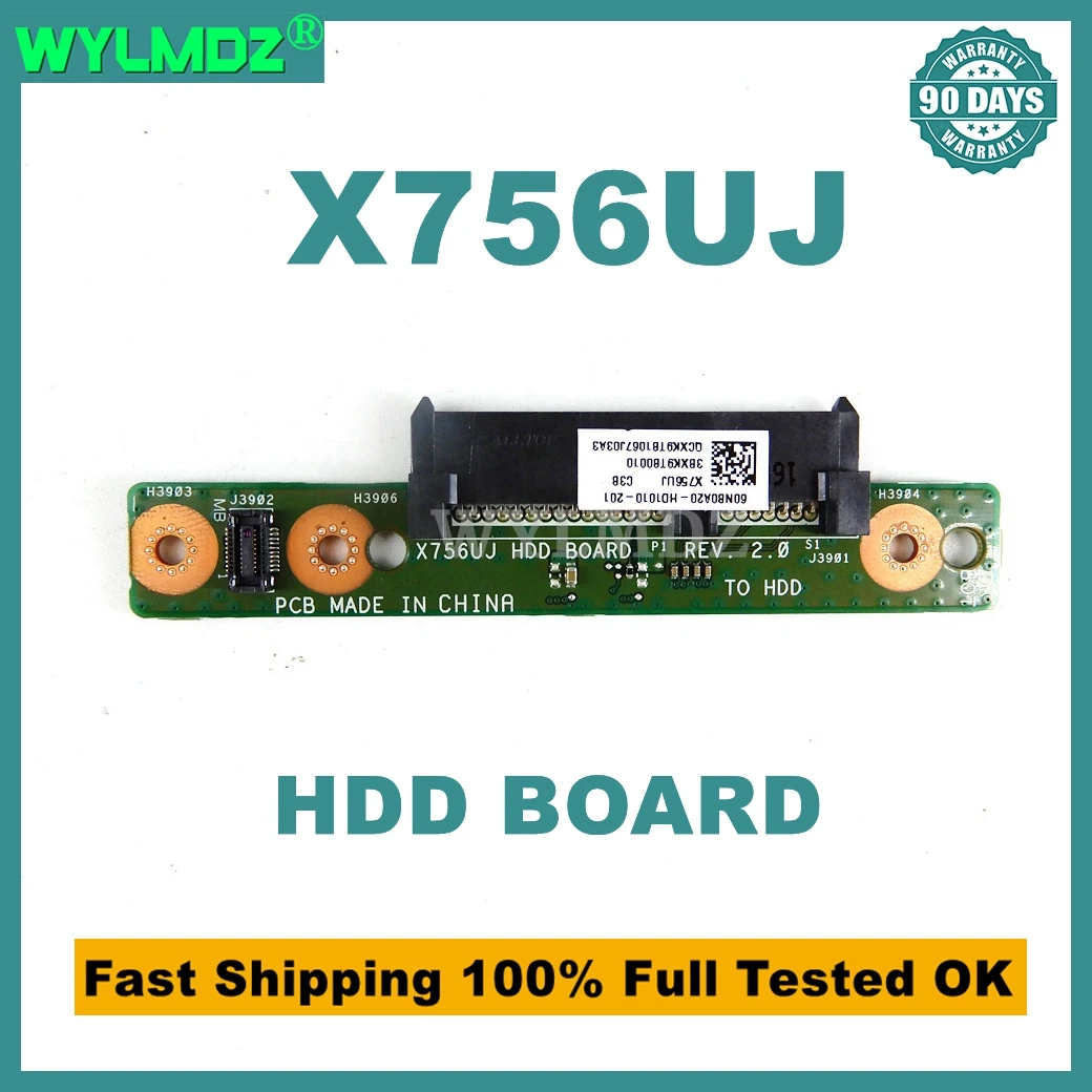 X756UJ HDD BOARD REV2.0 For X756U X756UX X756UA X756UB X756UV X756UXK Hard Drive HDD Board 100% Tested OK 90 Days Warranty
X756UJ HDD BOARD REV2.0 For X756U X756UX X756UA X756UB X756UV X756UXK Hard Drive HDD Board 100% Tested OK 90 Days Warranty