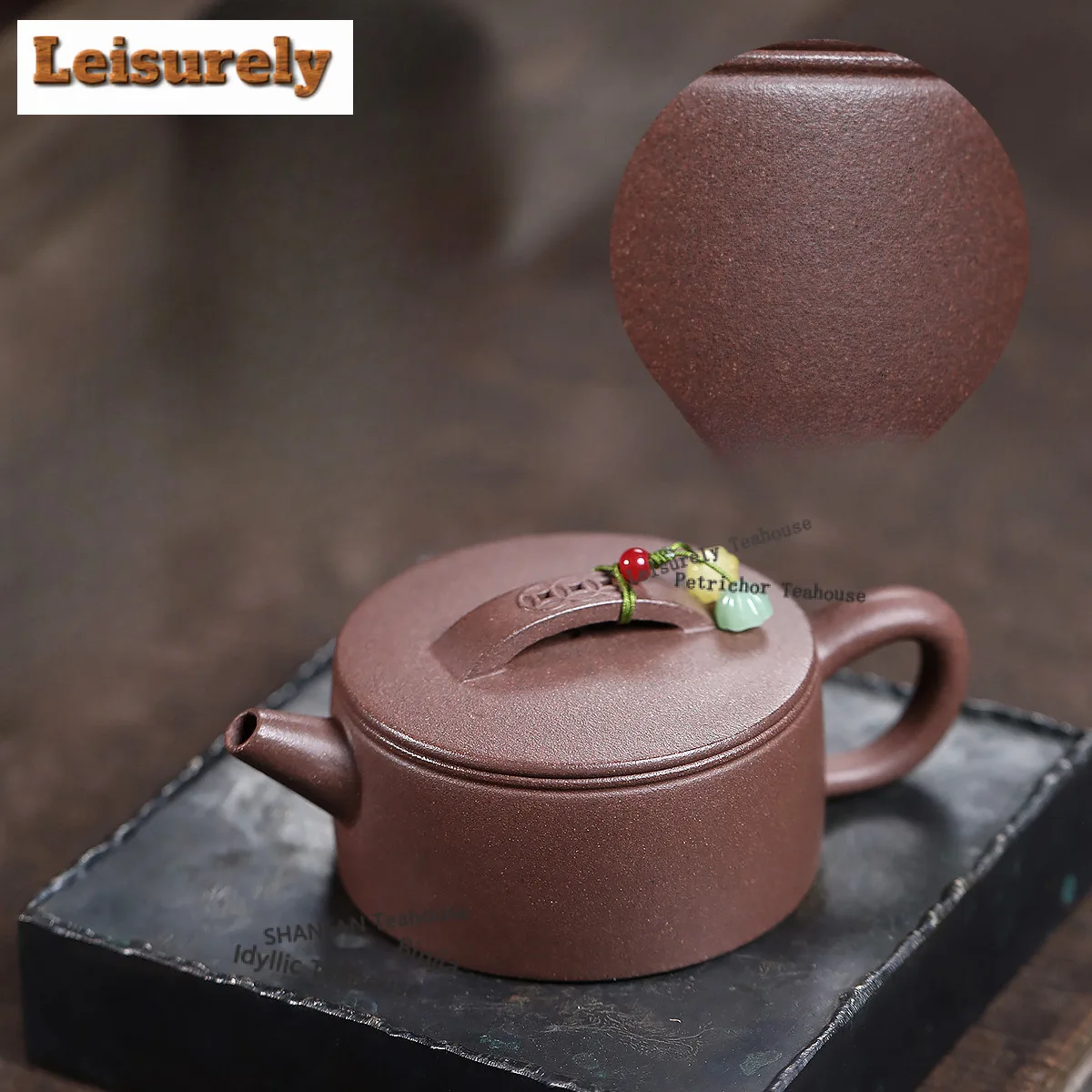 200ml Aesthetic Yixing Purple Clay Teapots Handmade Large Caliber Pot Raw Ore Peach Blossom Mud Tea Infuser Kettle Zisha Tea Set
200ml Aesthetic Yixing Purple Clay Teapots Handmade Large Caliber Pot Raw Ore Peach Blossom Mud Tea Infuser Kettle Zisha Tea Set