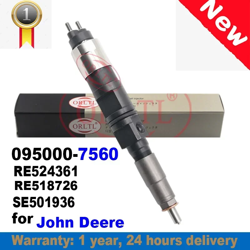 6 шт. для дизеля John Deere 0950007560 7560 0950007560 095000 -7560 Новая оригинальная топливная форсунка дизельного топлива
6 шт. для дизеля John Deere 0950007560 7560 0950007560 095000 -7560 Новая оригинальная топливная форсунка дизельного топлива