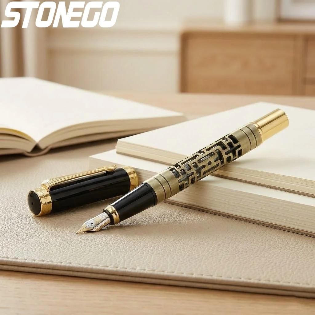 Luxury Metal Fountain Pen for Business Writing Signing Calligraphy Office School Stationery Supplies
Luxury Metal Fountain Pen for Business Writing Signing Calligraphy Office School Stationery Supplies