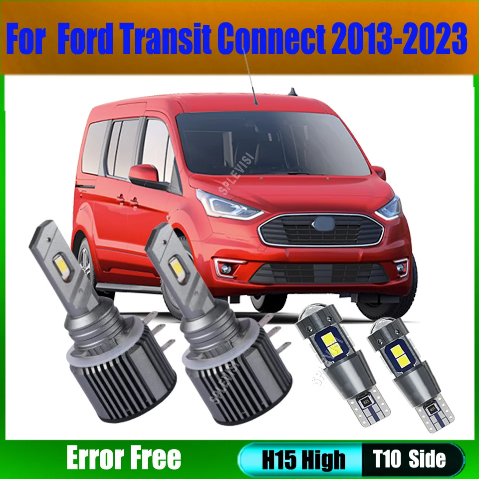 H15 High Beam LED Headlight Replace Kit - 500% Brighter 6000K White For Ford Transit Connect 2013 2014 2015 2016 2017 2018-2023
H15 High Beam LED Headlight Replace Kit - 500% Brighter 6000K White For Ford Transit Connect 2013 2014 2015 2016 2017 2018-2023