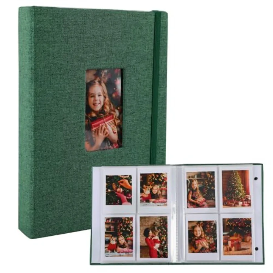 Polaroid Photo Album, Small Picture Book Holds 280 Photos, Memory Book for 2 × 3 in Pictures, Linen Cover Photocard Album with
Polaroid Photo Album, Small Picture Book Holds 280 Photos, Memory Book for 2 × 3 in Pictures, Linen Cover Photocard Album with