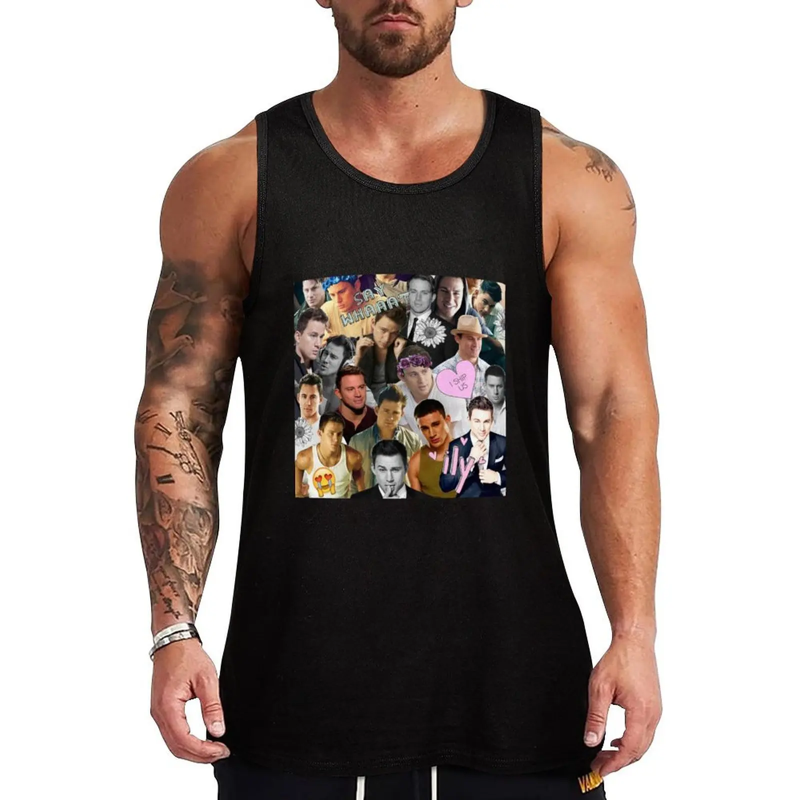 Channing Tatum Collage Tank Top Casual Loose Tank Top Sleeveless Summer Beach Shirt
Channing Tatum Collage Tank Top Casual Loose Tank Top Sleeveless Summer Beach Shirt