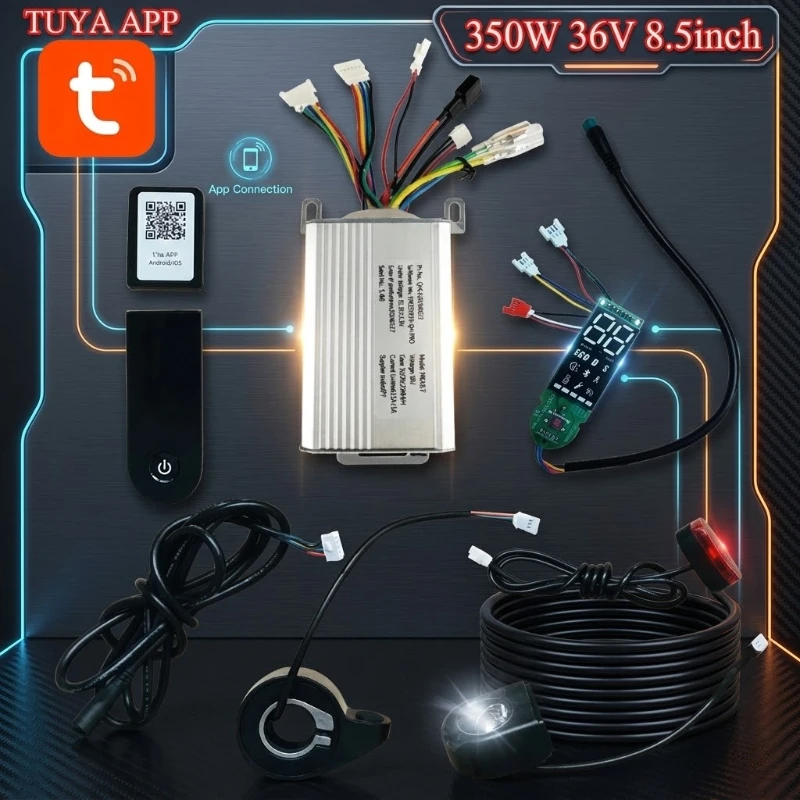 8,5-дюймовый контроллер электрического скутера 36 В 350 Вт с приложением Tuya Smart, беспроводное управление Bluetooth для FOSTON X-Play DIGMA
8,5-дюймовый контроллер электрического скутера 36 В 350 Вт с приложением Tuya Smart, беспроводное управление Bluetooth для FOSTON X-Play DIGMA