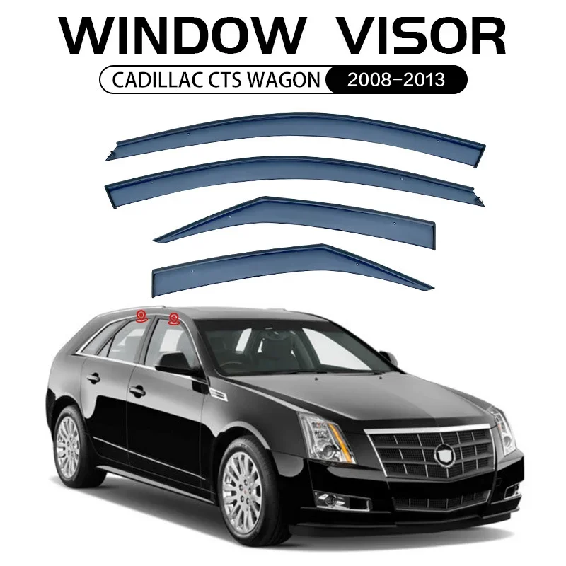 For CADILLAC CTS 2008-2013 Wagon Accessories Window Visor Rain or Shine Side Window Deflector Door Visor Vent Shades Ventvisor
For CADILLAC CTS 2008-2013 Wagon Accessories Window Visor Rain or Shine Side Window Deflector Door Visor Vent Shades Ventvisor