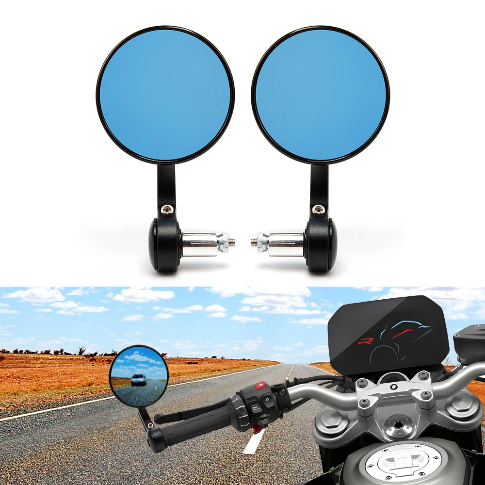 Bar End Mirror Motorcycle Rearview Mirrors Universal For BMW R1250GS R1200GS For Kawasaki Z1000 Z750 For Honda CB1000R CB600F
Bar End Mirror Motorcycle Rearview Mirrors Universal For BMW R1250GS R1200GS For Kawasaki Z1000 Z750 For Honda CB1000R CB600F