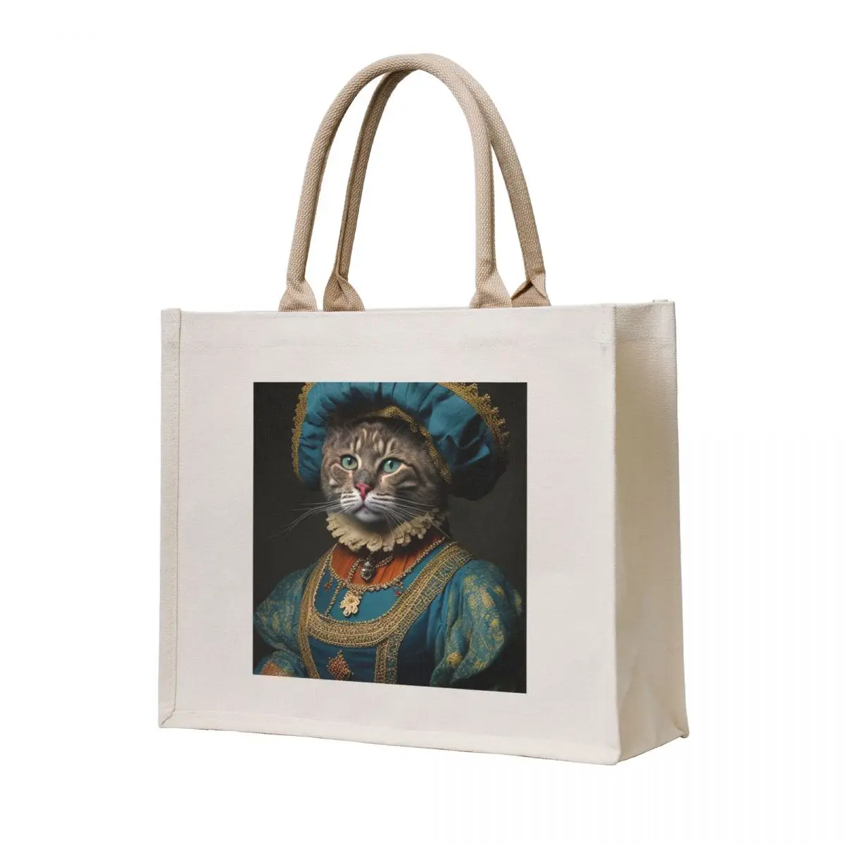Anthropomorphic cat wearing clothing from the middle ages Tote Bag shopping trolley bag Handbags women Shopper
Anthropomorphic cat wearing clothing from the middle ages Tote Bag shopping trolley bag Handbags women Shopper