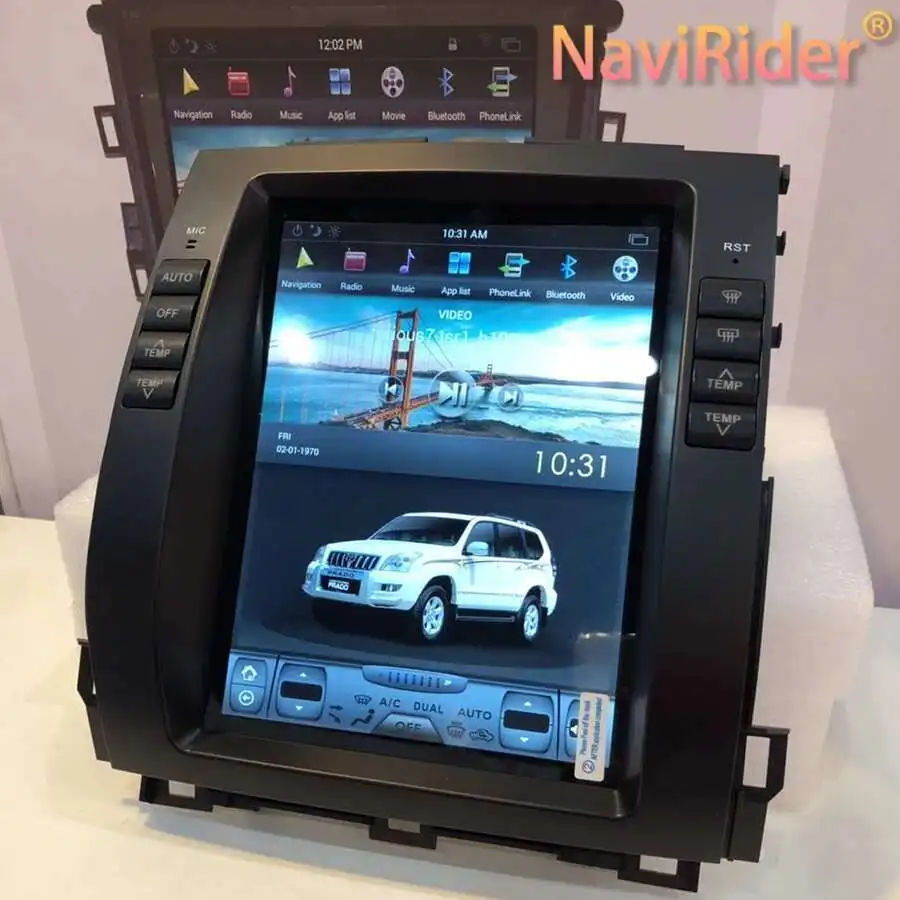 10,4 дюймовый мультимедийный автомобильный видеоплеер для Lexus GX470 2004-2009 для Toyota Prado 2002-2009 Android GPS Радио Стерео Carplay авто
10,4 дюймовый мультимедийный автомобильный видеоплеер для Lexus GX470 2004-2009 для Toyota Prado 2002-2009 Android GPS Радио Стерео Carplay авто