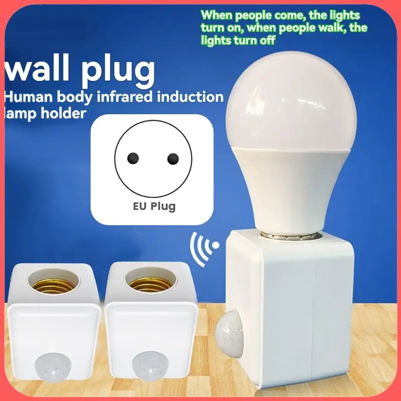 AA89-2Pcs Motion Sensor Light Socket E27 Motion Detector Lamp Holder Socket Automatic Human Infrared Sensor Lamp Holder EU Plug
AA89-2Pcs Motion Sensor Light Socket E27 Motion Detector Lamp Holder Socket Automatic Human Infrared Sensor Lamp Holder EU Plug