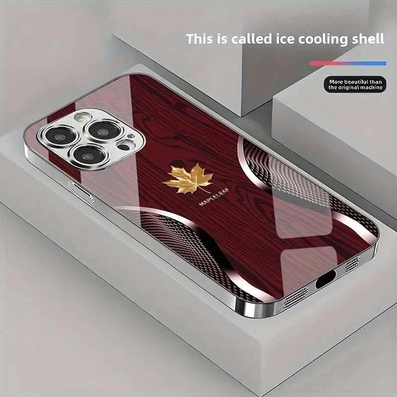 Gold Maple Leaf Wood Grain Curve Pattern Phone Case For iPhone 17 16 15 14 13 12 11 Pro Max Plus 16E 17 Air Tempered Glass Cover
Gold Maple Leaf Wood Grain Curve Pattern Phone Case For iPhone 17 16 15 14 13 12 11 Pro Max Plus 16E 17 Air Tempered Glass Cover