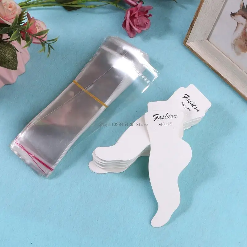 100pcs/set White Paper Anklet Jewelry Cards with Clear Self-Seal Bags Blank Card Holder Paper Tags for Jewelry Display
100pcs/set White Paper Anklet Jewelry Cards with Clear Self-Seal Bags Blank Card Holder Paper Tags for Jewelry Display