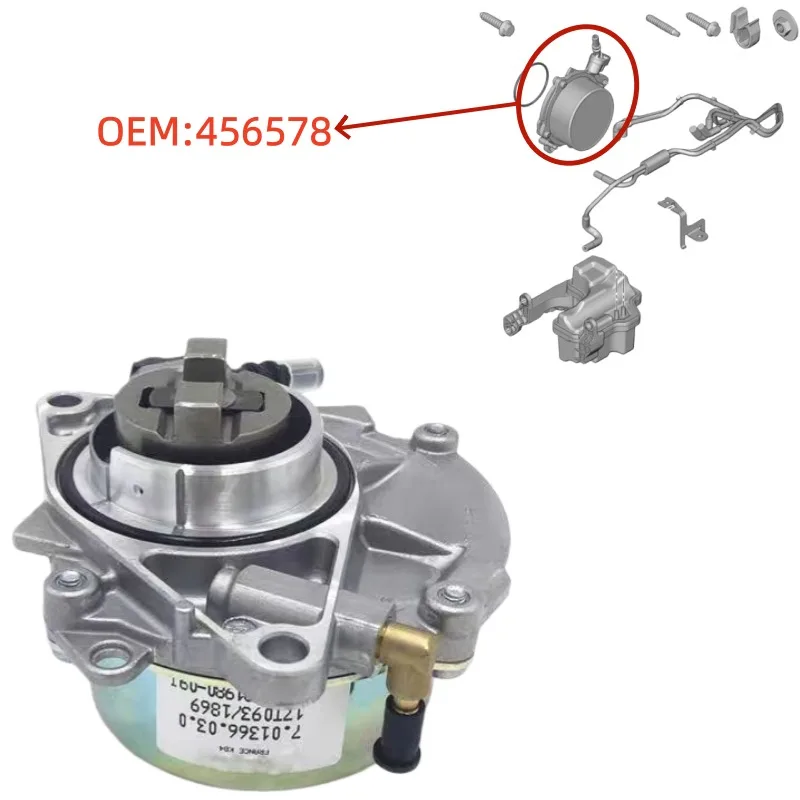 456578 Brake vacuum pump Mechanical vacuum pump braking air pump For Peugeot 3008 308 for Citroen 207 DS3
456578 Brake vacuum pump Mechanical vacuum pump braking air pump For Peugeot 3008 308 for Citroen 207 DS3