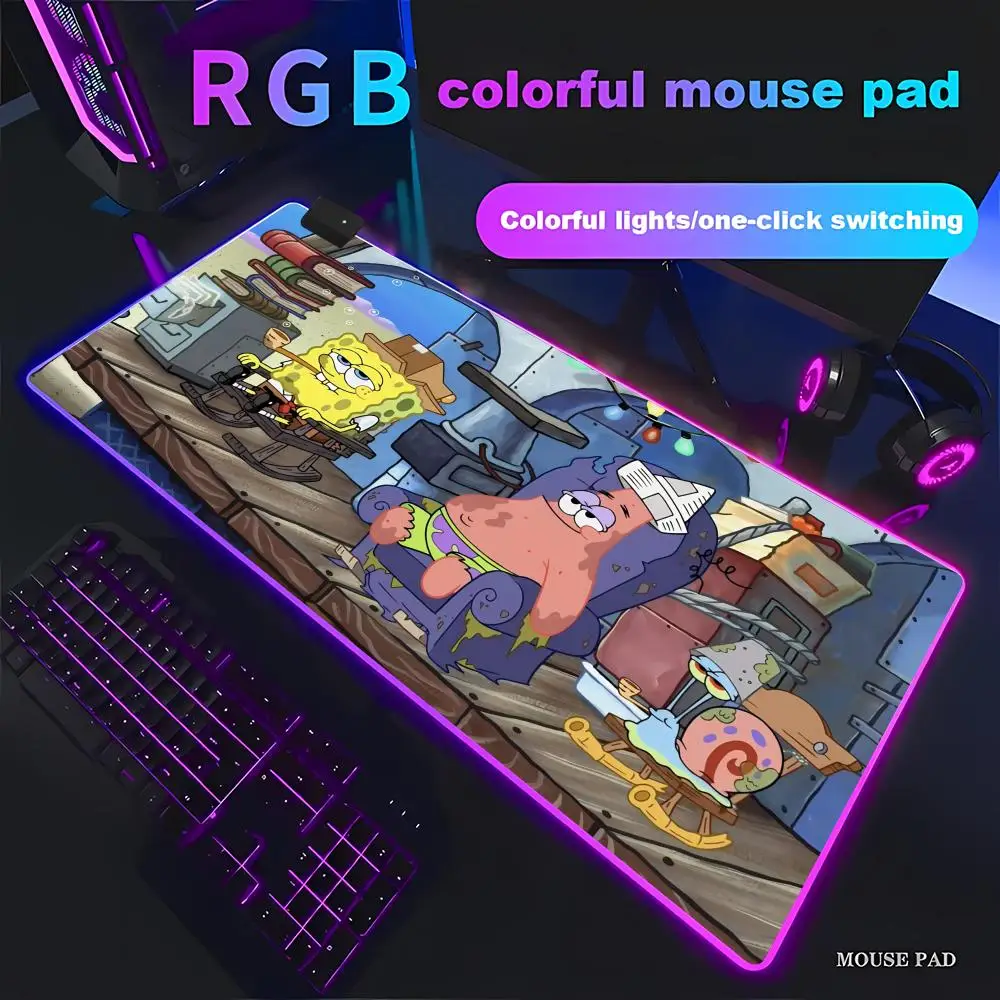 Новый RGB-коврик для мыши «Губка Боб» с Патриком Старом, очень большой, аниме-стиль, милый, для компьютера, клавиатуры, офиса, рабочего стола, для студентов, для письма
Новый RGB-коврик для мыши «Губка Боб» с Патриком Старом, очень большой, аниме-стиль, милый, для компьютера, клавиатуры, офиса, рабочего стола, для студентов, для письма