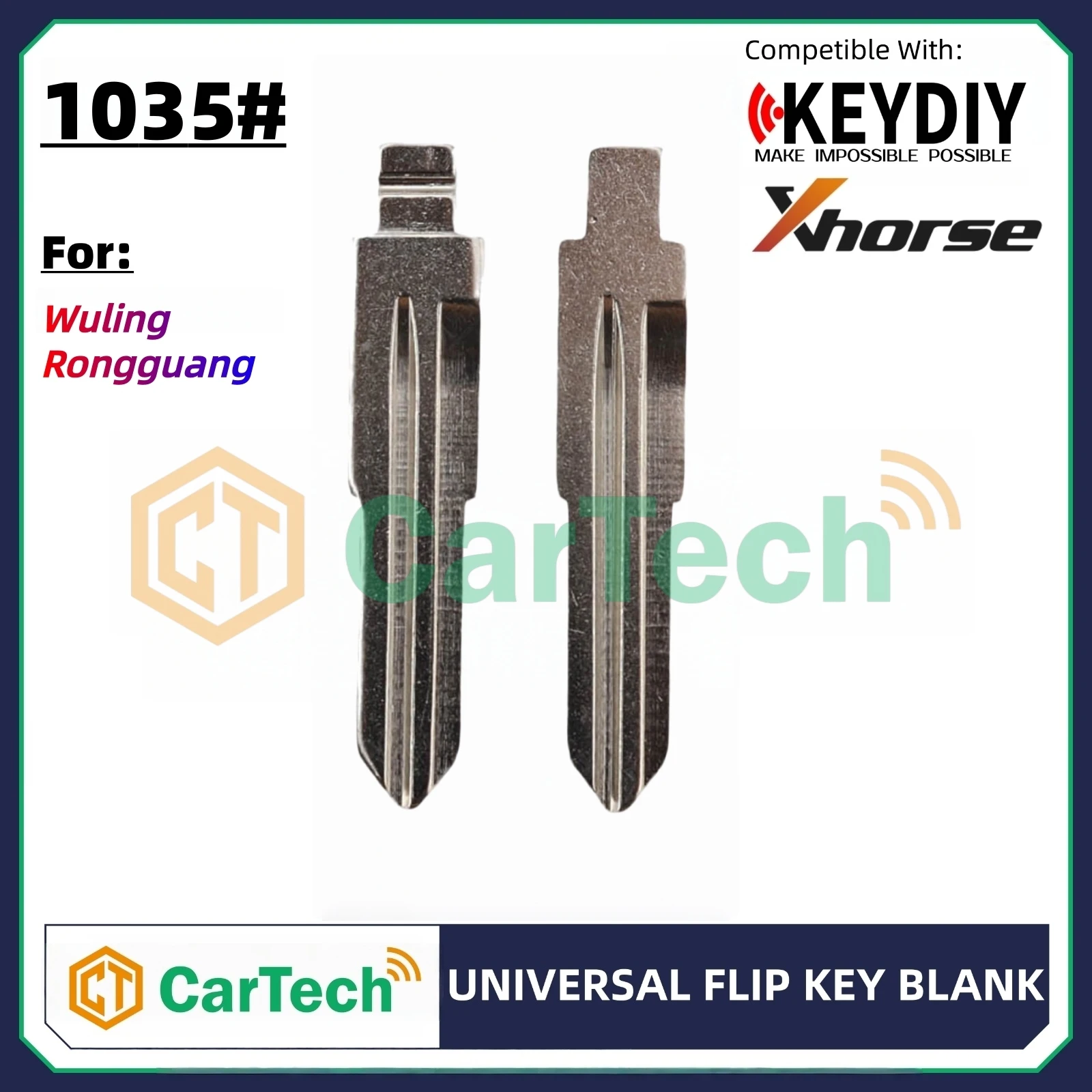 1035# Uncut Flip Blank Key Blade for KEYDIY KD XHORSE VVDI Universal Remote Fit Wuling Rongguang
1035# Uncut Flip Blank Key Blade for KEYDIY KD XHORSE VVDI Universal Remote Fit Wuling Rongguang