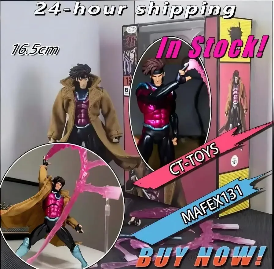 In Stock Ct Toys Gambit Figure Mafex 131 X-Men Wolverine Anime Action Figure Figurine Statue Model Customized Gifts Kids Toys
In Stock Ct Toys Gambit Figure Mafex 131 X-Men Wolverine Anime Action Figure Figurine Statue Model Customized Gifts Kids Toys