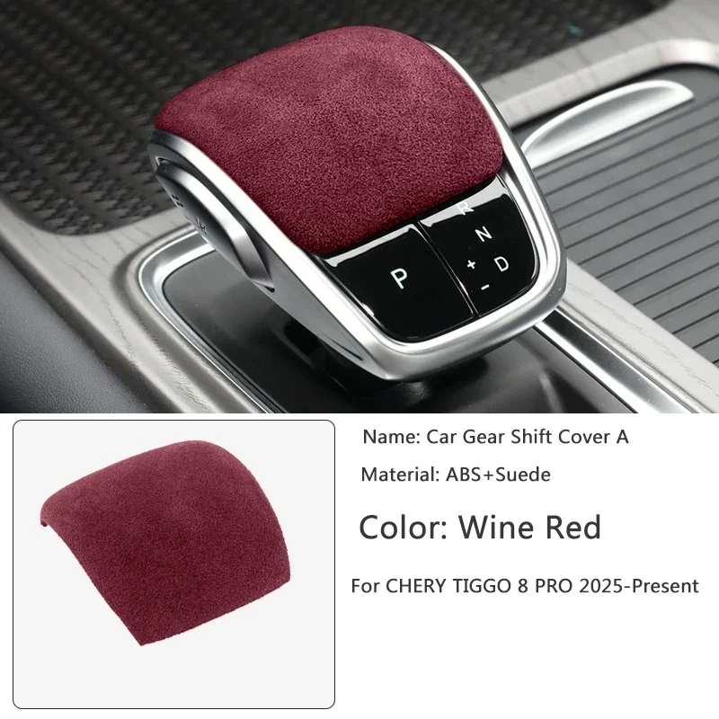 Car ABS Suede Gear Head Decoration Cover Auto Gear Lever Shell Interior Accessories For CHERY TIGGO 4 7 8 PRO 2024-Present
Car ABS Suede Gear Head Decoration Cover Auto Gear Lever Shell Interior Accessories For CHERY TIGGO 4 7 8 PRO 2024-Present