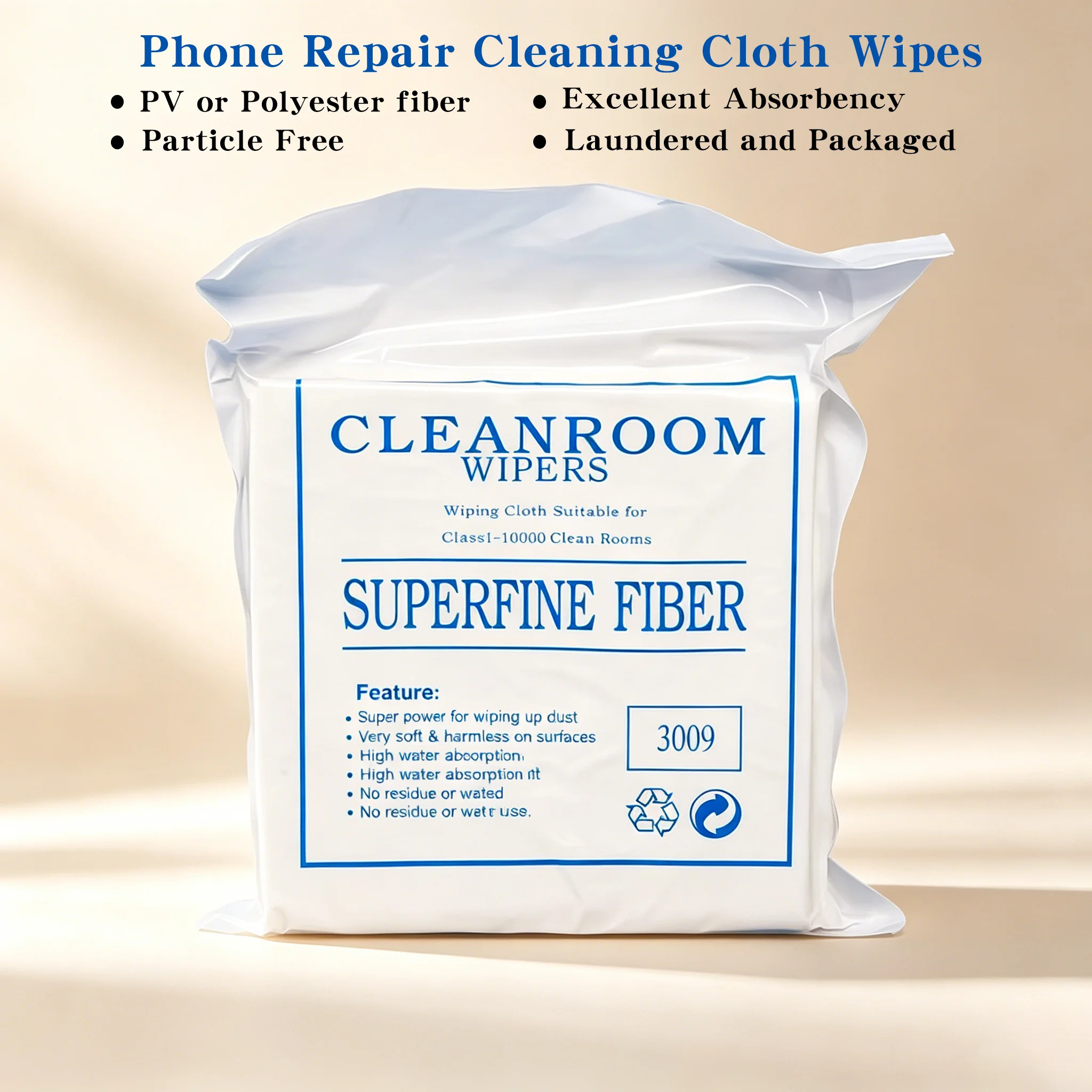 Dust-Free Anti-Static Non-woven fabric Cleaning Cloth Wipes for Mobile Phone Screen LCD Computer Electronic Repair
Dust-Free Anti-Static Non-woven fabric Cleaning Cloth Wipes for Mobile Phone Screen LCD Computer Electronic Repair