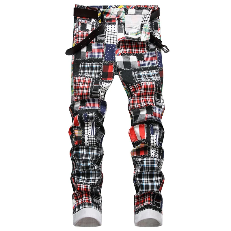 European American Fashion Digital Print Jeans Mid-Waist Casual Pencil Pants Elastic Hip Hop Clothing
European American Fashion Digital Print Jeans Mid-Waist Casual Pencil Pants Elastic Hip Hop Clothing