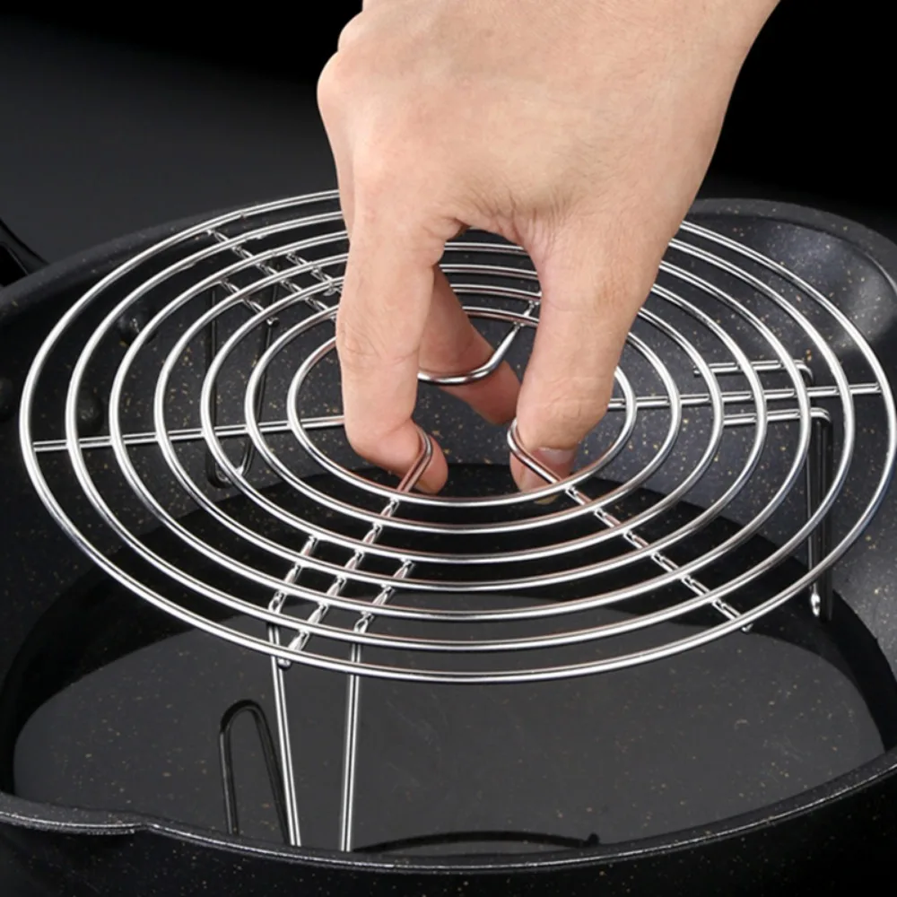 15.5-27.5cm Stainless Steel Steamer Rack Heavy Duty Round Durable Pot Pan Pressure Cooker Trivet Kitchen Cookware Accessories
15.5-27.5cm Stainless Steel Steamer Rack Heavy Duty Round Durable Pot Pan Pressure Cooker Trivet Kitchen Cookware Accessories