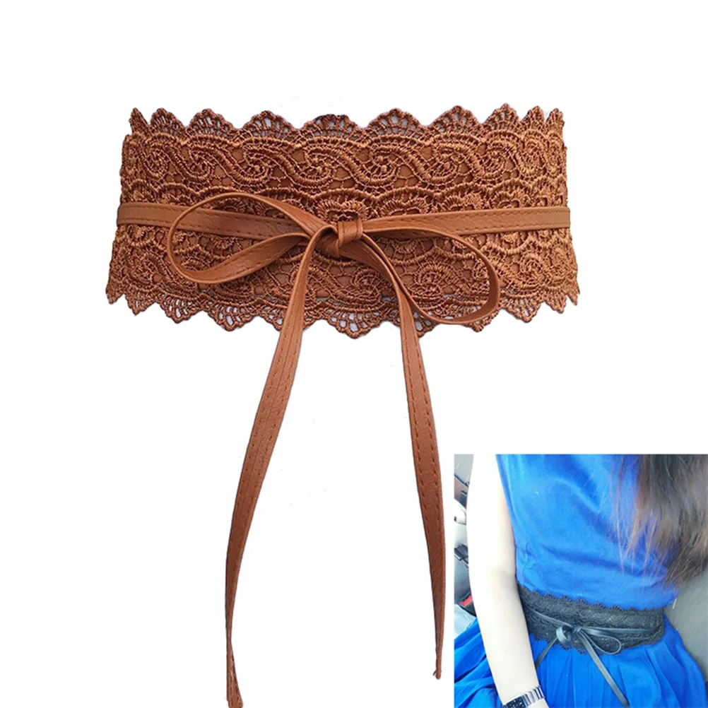 Women'S Lace Waist Belt Wide Adjustable Pu Cinch Belt For Dress Corset Style Fashion Accessory Camel
Women'S Lace Waist Belt Wide Adjustable Pu Cinch Belt For Dress Corset Style Fashion Accessory Camel