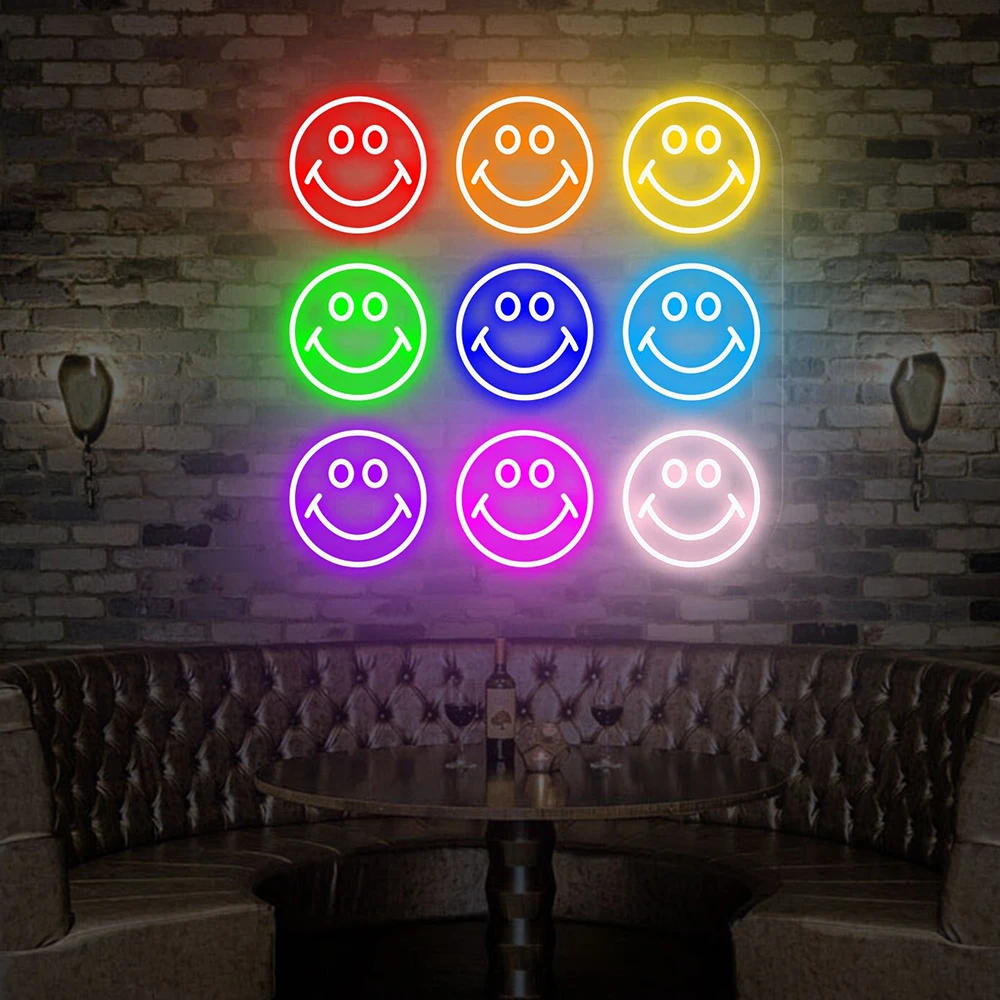 Custom Anime Neon Light Neon Smile Face Neon Sign Custom Cartoon Sign for Children‘s Kawaii Room Decor Bedroom Decoration
Custom Anime Neon Light Neon Smile Face Neon Sign Custom Cartoon Sign for Children‘s Kawaii Room Decor Bedroom Decoration