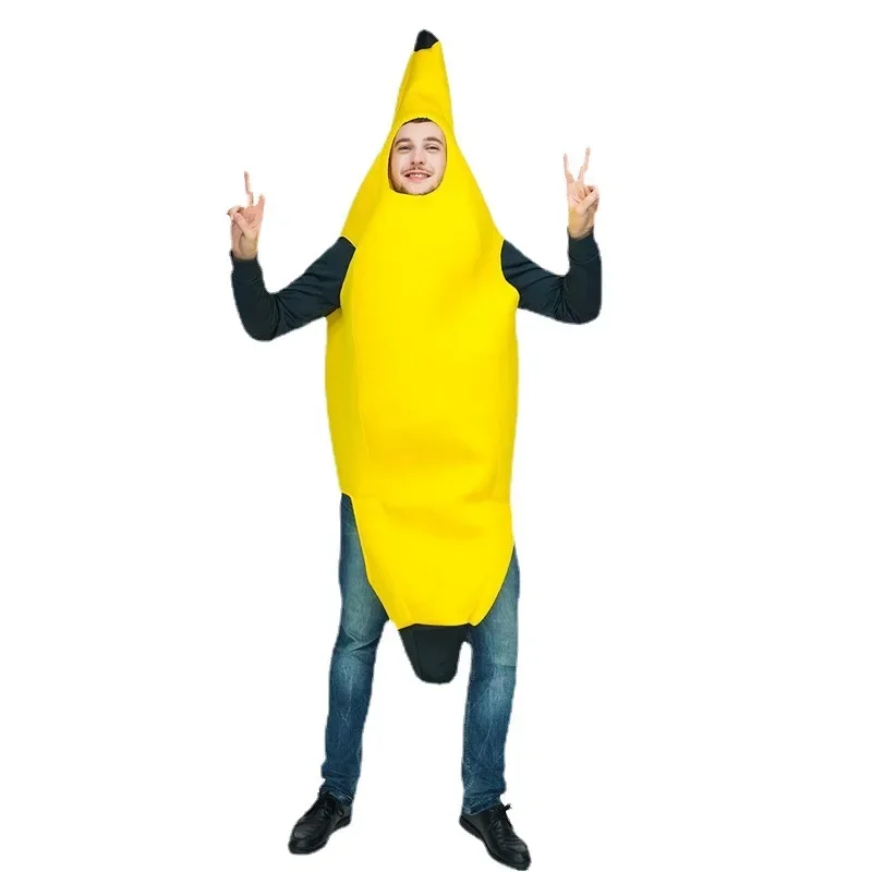 Funny Banana Costume Adult Halloween Festival Party Outfit Fruit Cosplay Costume Stage Show Dress up Jumpsuit Women Men 2025
Funny Banana Costume Adult Halloween Festival Party Outfit Fruit Cosplay Costume Stage Show Dress up Jumpsuit Women Men 2025