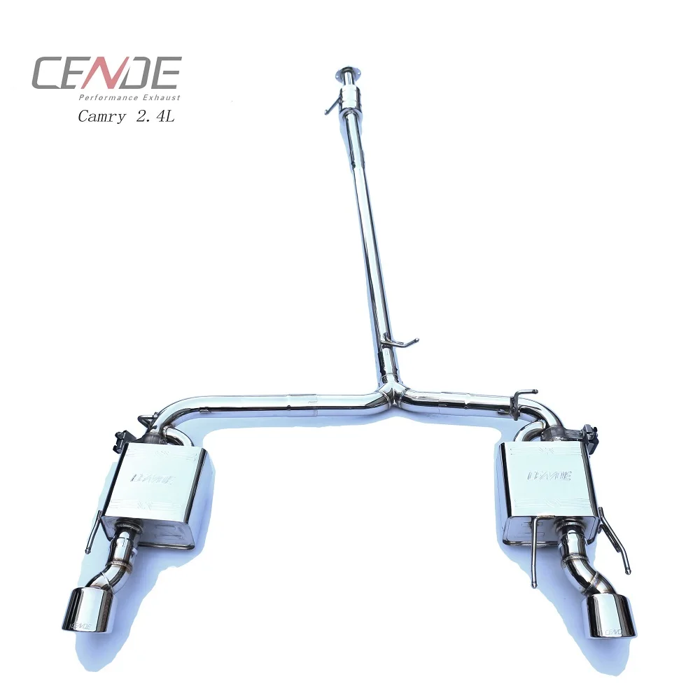 Cende Factory Stainless Steel catback system Exhaust Pipe For Toyota Camry Exhaust
Cende Factory Stainless Steel catback system Exhaust Pipe For Toyota Camry Exhaust