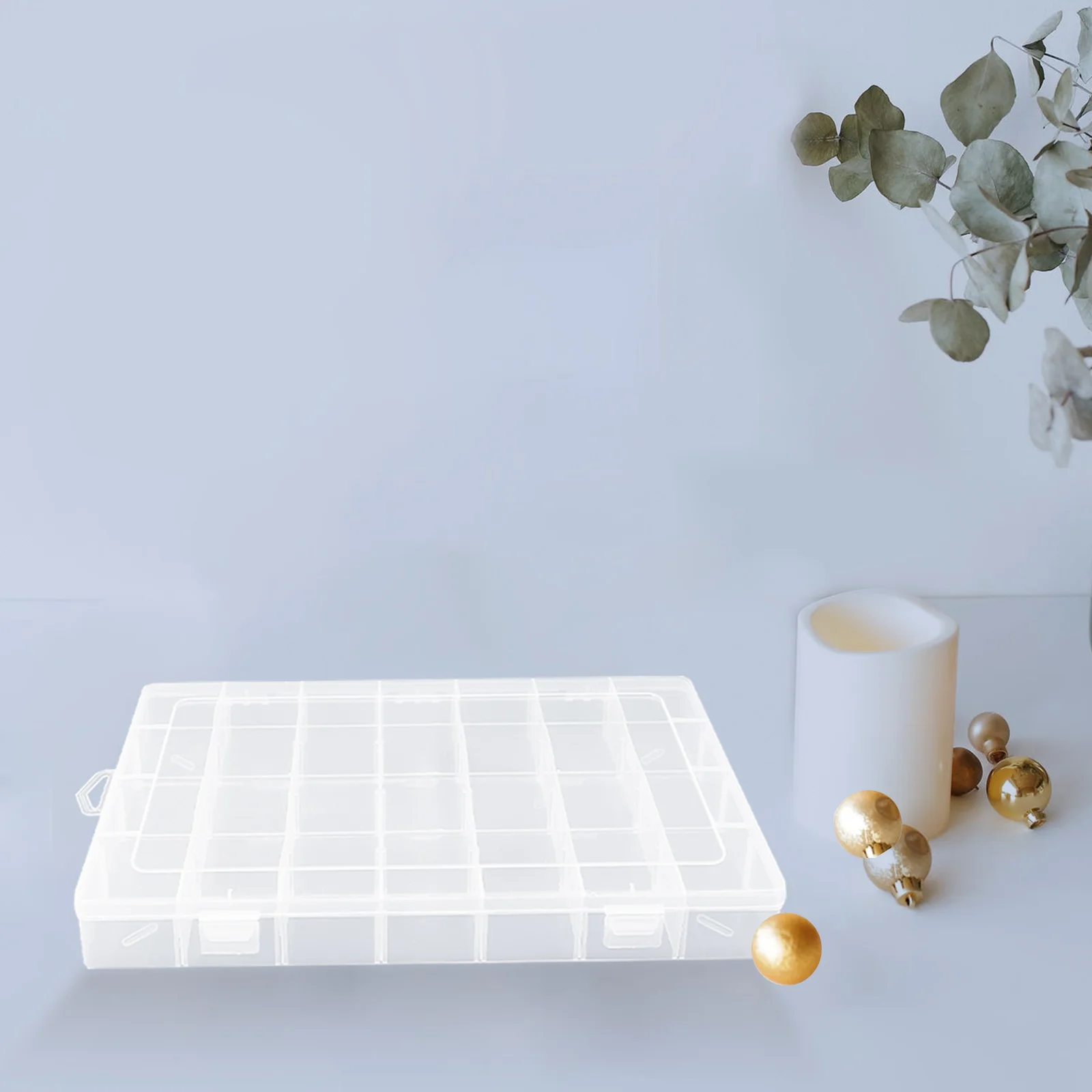 28-Grid Plastic Adjustable Jewelry Organizer Box Storage Container Case with Removable Dividers (Transparent)
28-Grid Plastic Adjustable Jewelry Organizer Box Storage Container Case with Removable Dividers (Transparent)
