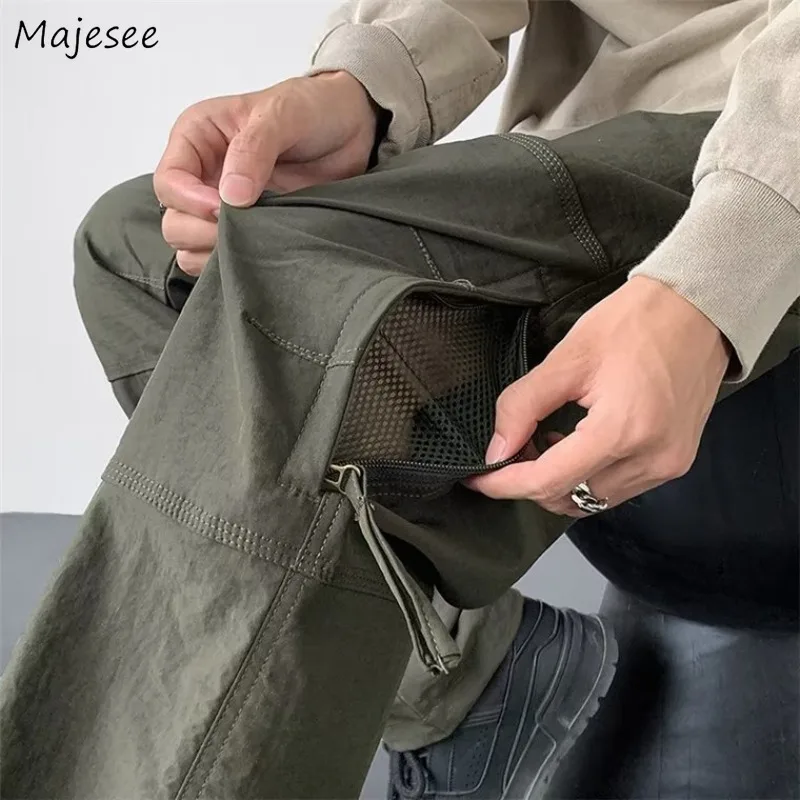 Cargo Pants Men Vintage Baggy Multi-pockets Quick Drying Personality American Style Handsome All-match Chic Full Length Trousers
Cargo Pants Men Vintage Baggy Multi-pockets Quick Drying Personality American Style Handsome All-match Chic Full Length Trousers