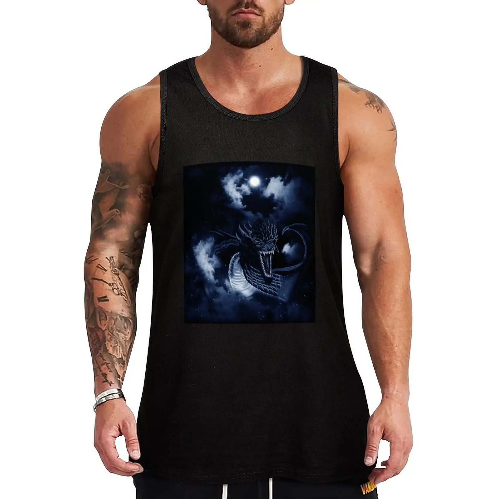 Blue Moon Fire Dragon in the Clouds Tank Top Street Style Tank Top Casual Urban Sleeveless Top
Blue Moon Fire Dragon in the Clouds Tank Top Street Style Tank Top Casual Urban Sleeveless Top