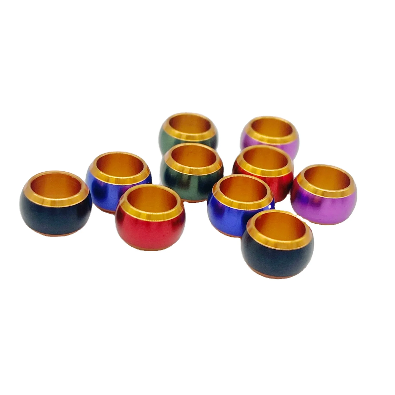 Newly Designed 8mm Bright Double Color Aluminium Ring Dual Metal Bird Supplies for Parrots and Pigeons
Newly Designed 8mm Bright Double Color Aluminium Ring Dual Metal Bird Supplies for Parrots and Pigeons