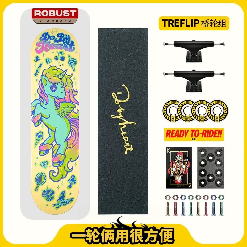 Dbh Skateboard Professional Board Treflip All-Purpose Wheel Set For Adults Children Boys And Girls Beginners And Teenagers
Dbh Skateboard Professional Board Treflip All-Purpose Wheel Set For Adults Children Boys And Girls Beginners And Teenagers