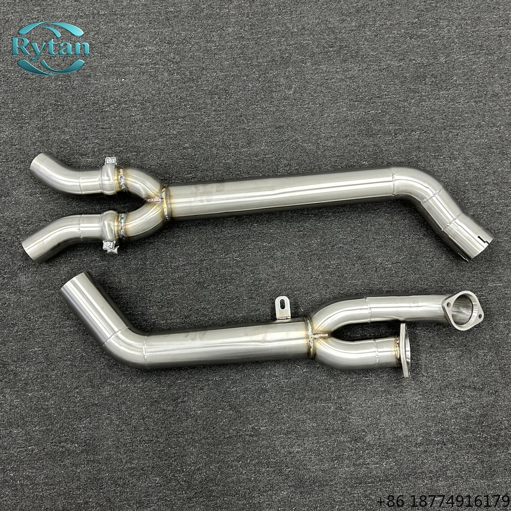 Exhaust Pipe Valved High Quality 304 Stainless Steel Valvetronic Exhaust System Midpipe for G8X 89mm
Exhaust Pipe Valved High Quality 304 Stainless Steel Valvetronic Exhaust System Midpipe for G8X 89mm