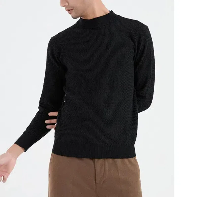 Men's Clothing Autumn Winter Round Neck Solid Color Long Sleeve Sweater Knitted Pullover Fashionable Casual Boyfriend Tops
Men's Clothing Autumn Winter Round Neck Solid Color Long Sleeve Sweater Knitted Pullover Fashionable Casual Boyfriend Tops