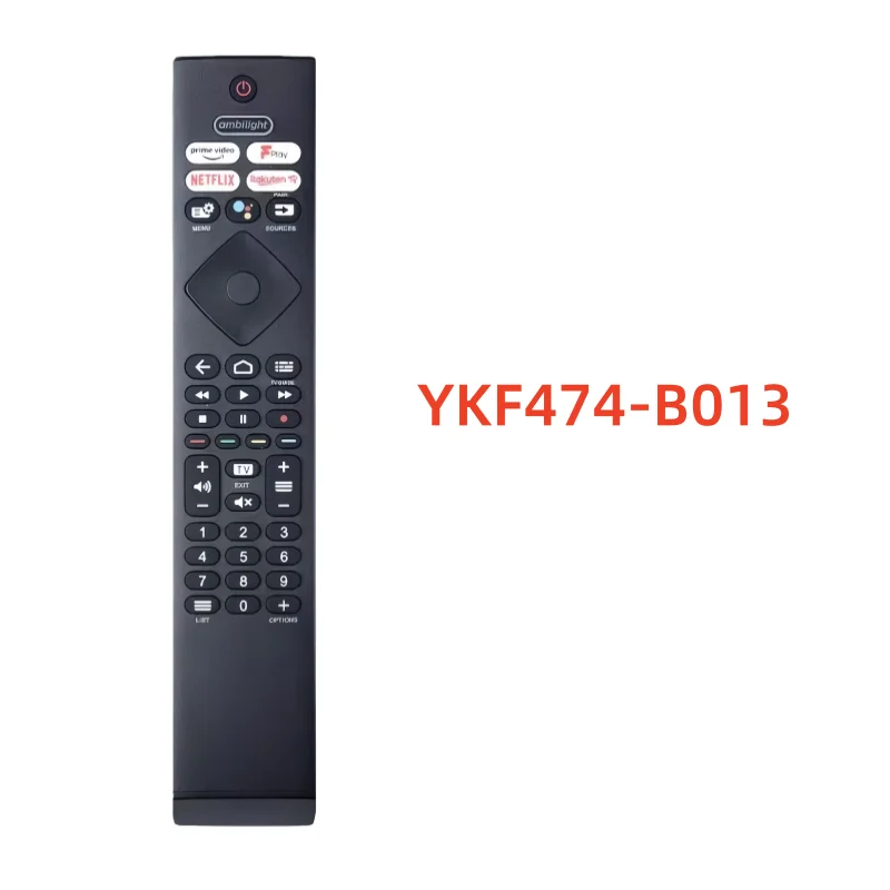 Compatible with Philips TV 398GM10BEPHNR041SY 398GM10SEPHN0004SY voice remote control YKF474-B013 spare parts replacement
Compatible with Philips TV 398GM10BEPHNR041SY 398GM10SEPHN0004SY voice remote control YKF474-B013 spare parts replacement