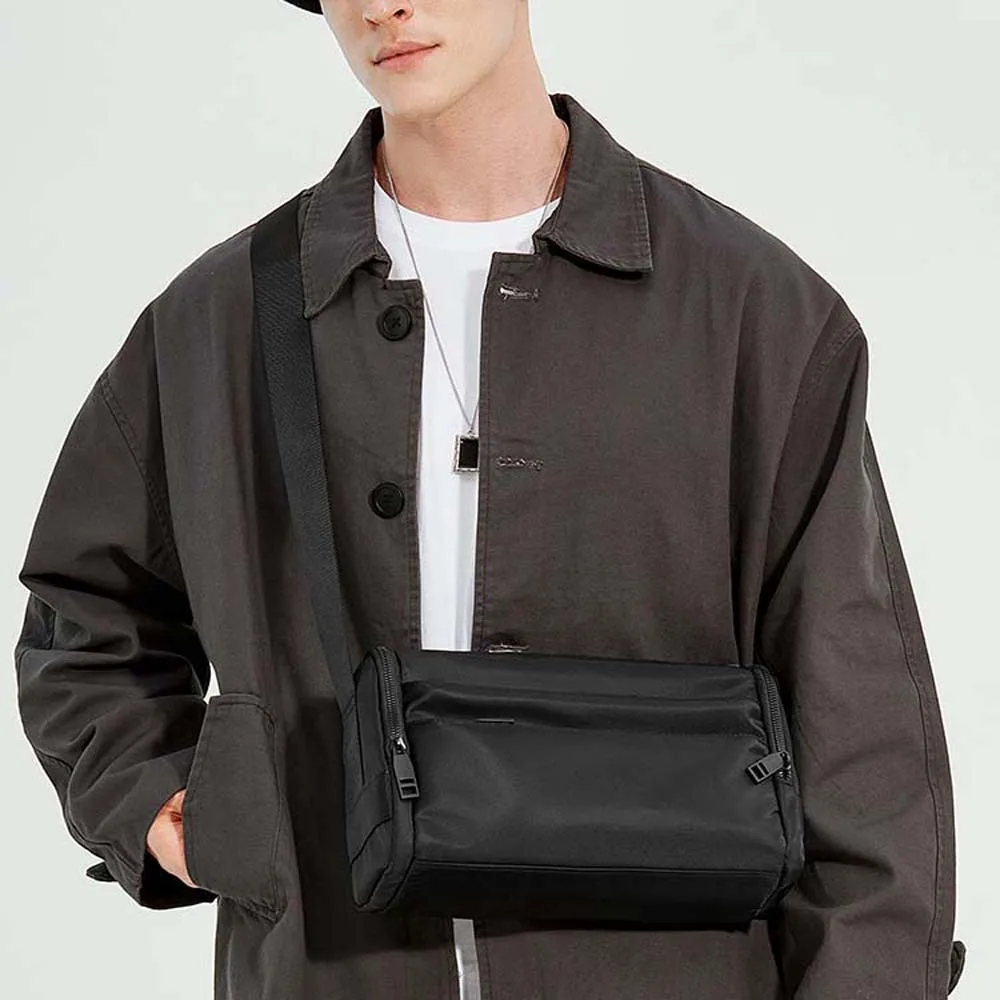 Oxford Cloth Men's Crossbody Bag Large Capacity Black Outdoor Travel Pouch Adjustable Strap Smooth Waterproof Shoulder Bag
Oxford Cloth Men's Crossbody Bag Large Capacity Black Outdoor Travel Pouch Adjustable Strap Smooth Waterproof Shoulder Bag