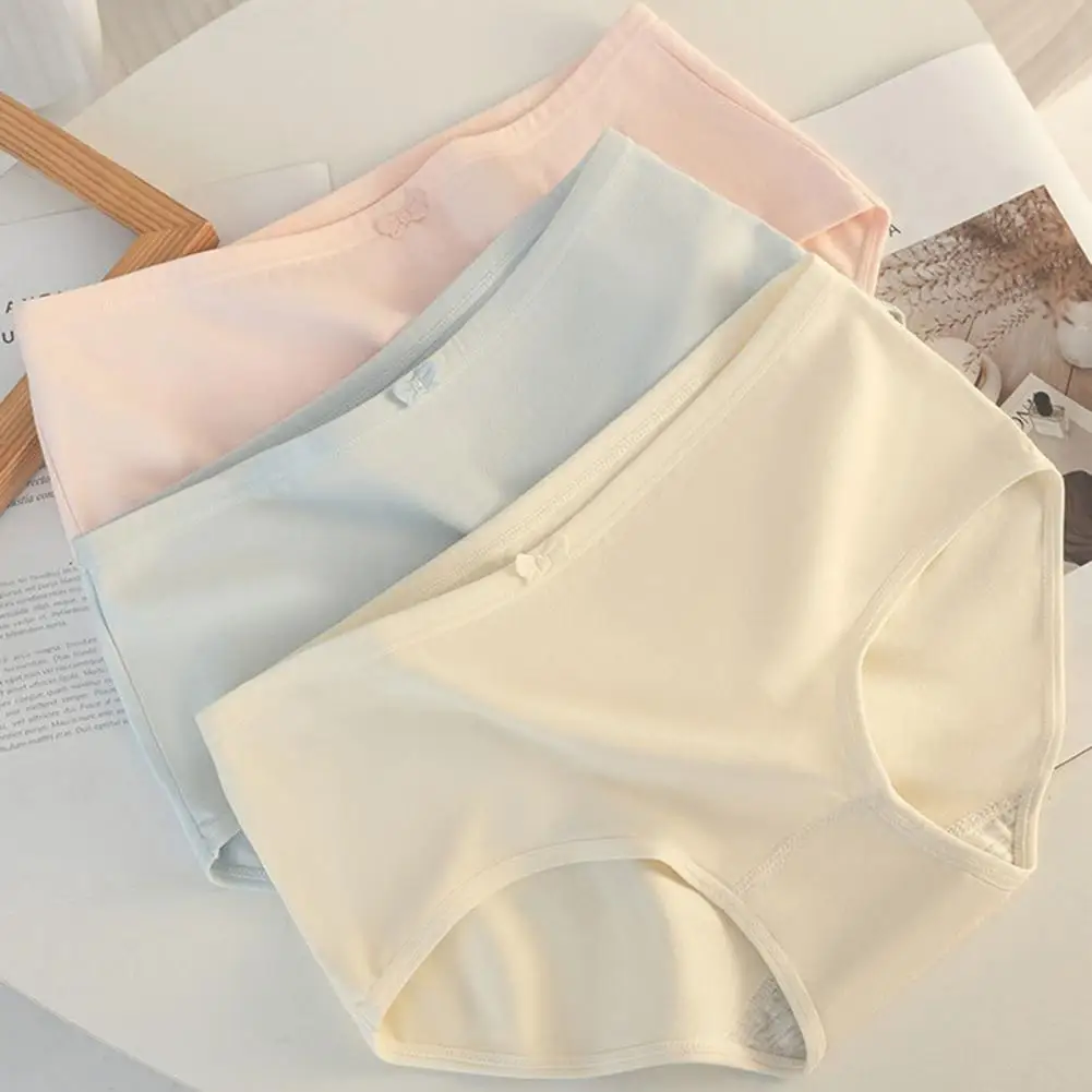 Women Panties Comfortable Women's Cotton Underwear Low Waist Full Coverage Panties with Bow Decoration Soft Stretch for Women
Women Panties Comfortable Women's Cotton Underwear Low Waist Full Coverage Panties with Bow Decoration Soft Stretch for Women