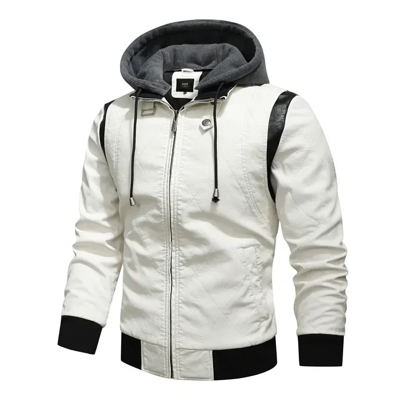 leather jackets men Motorcycle Biker Leather Jackets Spring Men's Autumn Drive Jacket Fashion Stand Collar Hood Leather Coat
leather jackets men Motorcycle Biker Leather Jackets Spring Men's Autumn Drive Jacket Fashion Stand Collar Hood Leather Coat