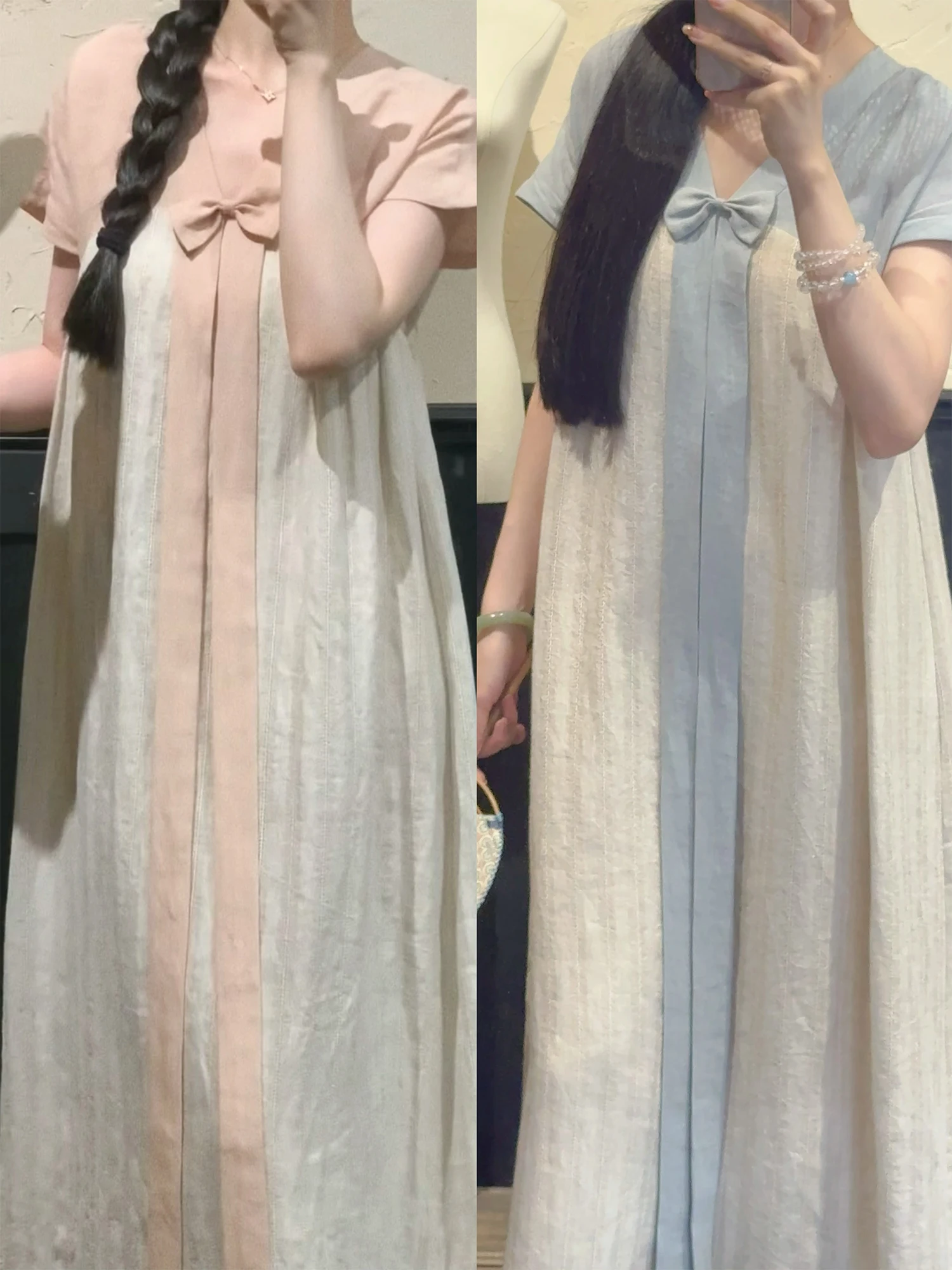 Новинка: Женская одежда в стиле Ханьфу «Сладкая горная культура» – свободный длинный костюм Ханьсу, современное толкование традиционной китайской моды.
Новинка: Женская одежда в стиле Ханьфу «Сладкая горная культура» – свободный длинный костюм Ханьсу, современное толкование традиционной китайской моды.