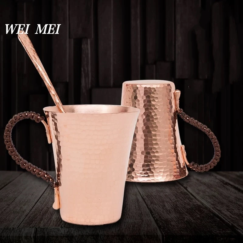 Vintage Copper Mug,Milk Breakfast Coffee Cup,Handcrafted Woven Handle Luster Hammer Texture Home 170 ml Home Tea Cup Tableware
Vintage Copper Mug,Milk Breakfast Coffee Cup,Handcrafted Woven Handle Luster Hammer Texture Home 170 ml Home Tea Cup Tableware