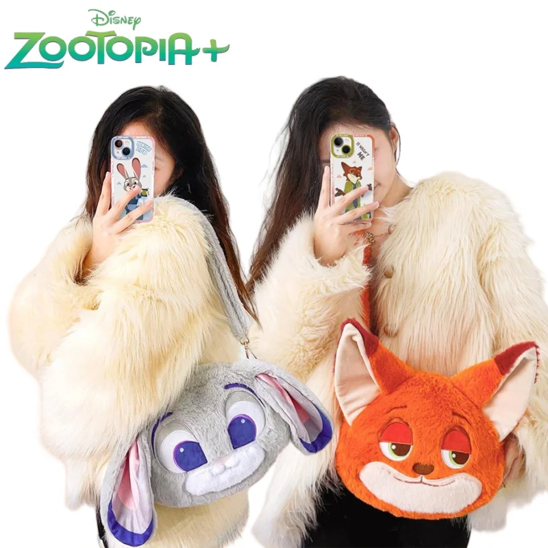 Zootopia Plush Tote Cartoon Judy Hopps Large Capacity Head Plush Crossbody Bag Casual Fashion Holiday Gifts for Girls
Zootopia Plush Tote Cartoon Judy Hopps Large Capacity Head Plush Crossbody Bag Casual Fashion Holiday Gifts for Girls