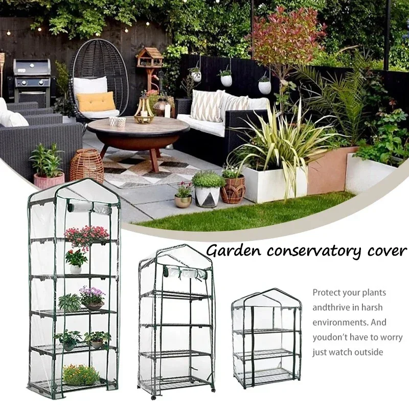 Walk-in Greenhouse Replacement Cover Flowers Plants Warm for Outdoor Indoor PVC Greenhouse Cover with Zipper - No Shelf
Walk-in Greenhouse Replacement Cover Flowers Plants Warm for Outdoor Indoor PVC Greenhouse Cover with Zipper - No Shelf