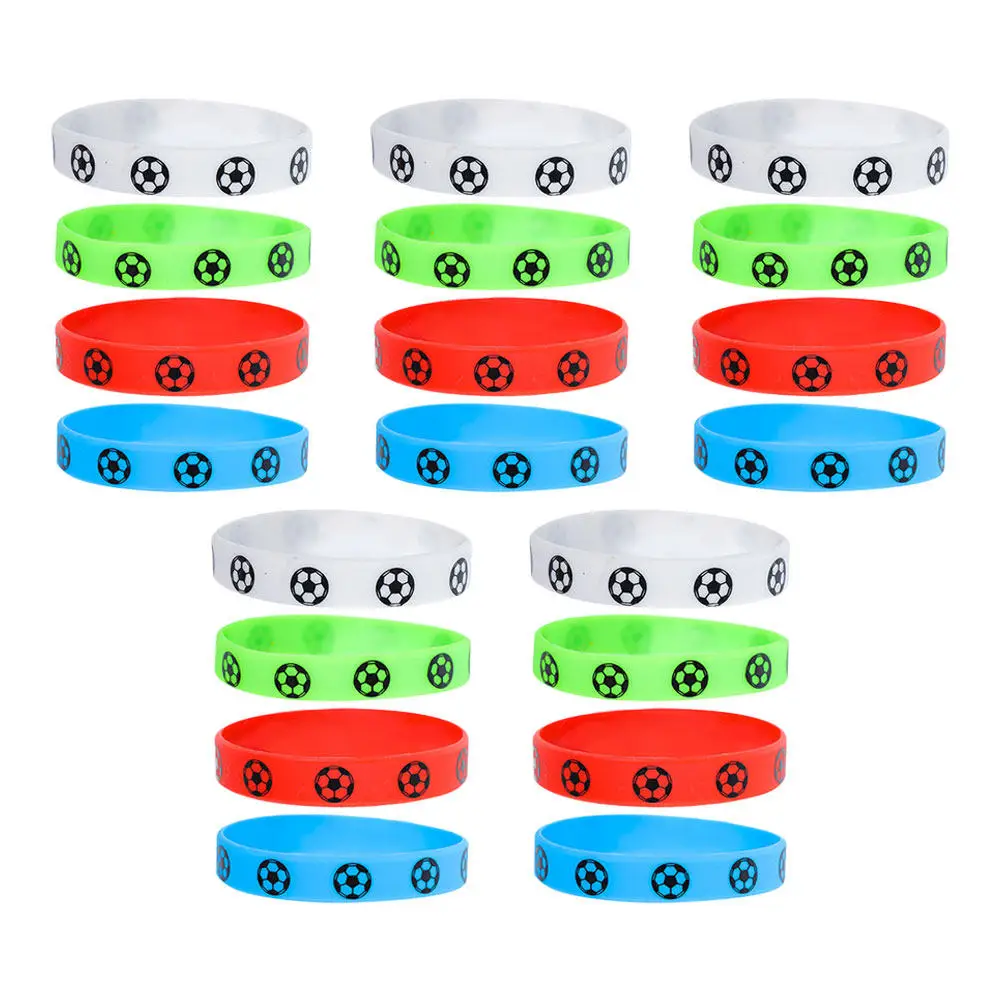 20Pcs Football Theme Silicone Wristbands Sweatproof Lightweight Motivational Sports Event Party Favor Wristbands
20Pcs Football Theme Silicone Wristbands Sweatproof Lightweight Motivational Sports Event Party Favor Wristbands