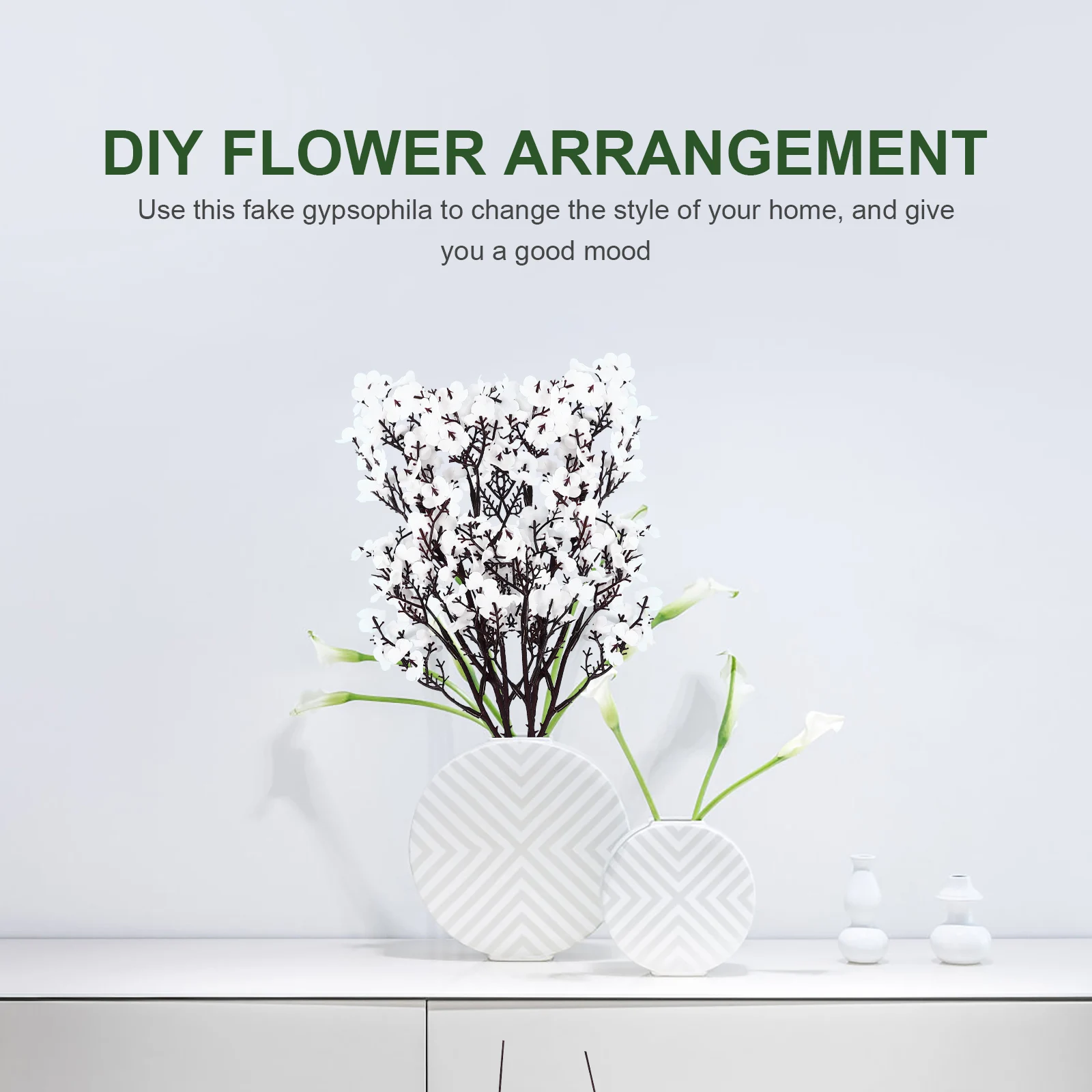 Simulation Flower Arrangement Set Purple White Plastic Artificial Home Office Decor Simulated Gypsophila Long Lasting
Simulation Flower Arrangement Set Purple White Plastic Artificial Home Office Decor Simulated Gypsophila Long Lasting