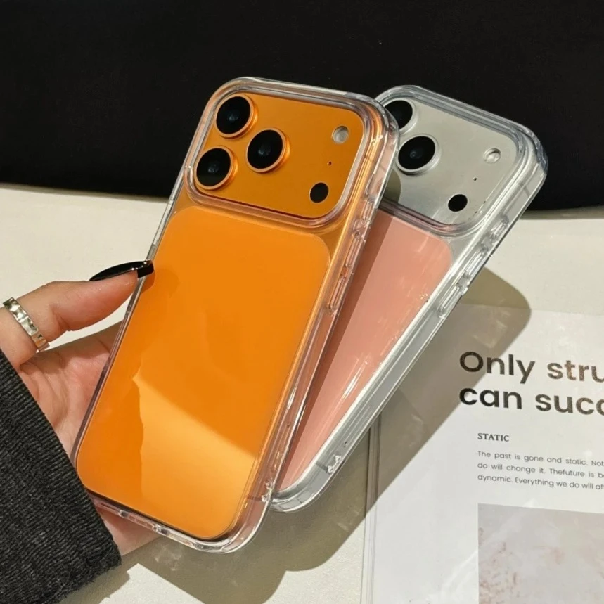 Luxury Transparent Edge Colorful Phone Case For iPhone 17 ProMax 16 15 Pro Max 17Air TPU Acrylic Mixed Armor Shockproof Cover
Luxury Transparent Edge Colorful Phone Case For iPhone 17 ProMax 16 15 Pro Max 17Air TPU Acrylic Mixed Armor Shockproof Cover