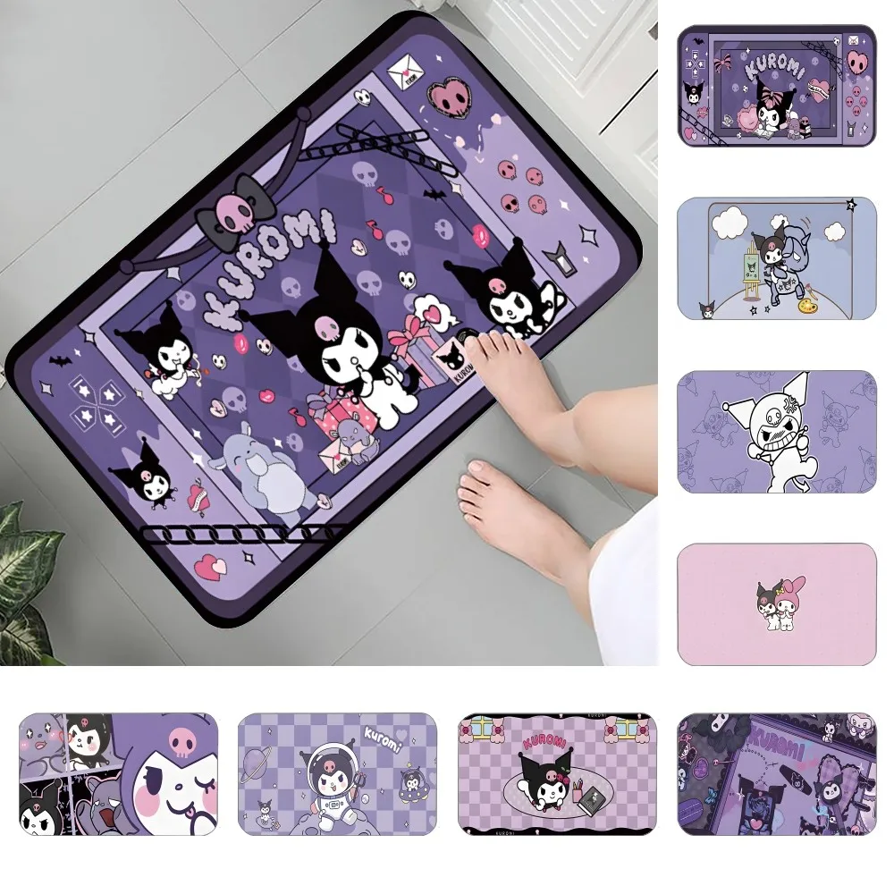 S-Sario K-Kuromi Floor Mat Graphic Printed Flannel Doormats For Bathroom Kitchen Entrance Carpet Home Decor
S-Sario K-Kuromi Floor Mat Graphic Printed Flannel Doormats For Bathroom Kitchen Entrance Carpet Home Decor