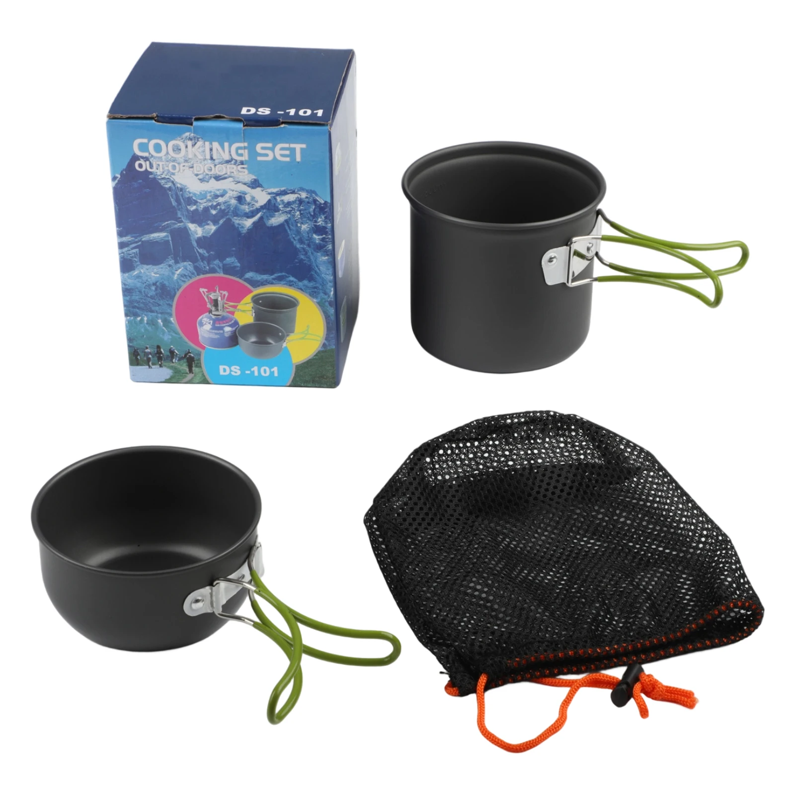 Anodized Aluminum Cookware Camping Pot Set Camping Mesh Carry Bag Small Pot Specifications Ultra-lightweight Design
Anodized Aluminum Cookware Camping Pot Set Camping Mesh Carry Bag Small Pot Specifications Ultra-lightweight Design