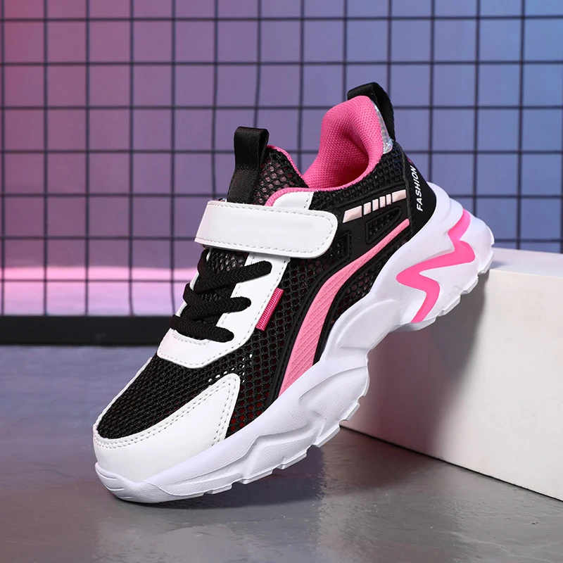 Summer Single Net Breathable Girls Sneakers Lightweight School Children's Running Shoes Leisure Kids Casual Walking Tennis Shoes
Summer Single Net Breathable Girls Sneakers Lightweight School Children's Running Shoes Leisure Kids Casual Walking Tennis Shoes