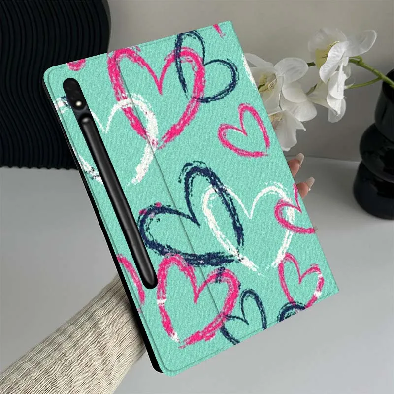 Cartoon Heart Pattern Background Gift Tablet Case For Samsung Galaxy Tab S7 S8 S9 S10 FE Lite
Cartoon Heart Pattern Background Gift Tablet Case For Samsung Galaxy Tab S7 S8 S9 S10 FE Lite
